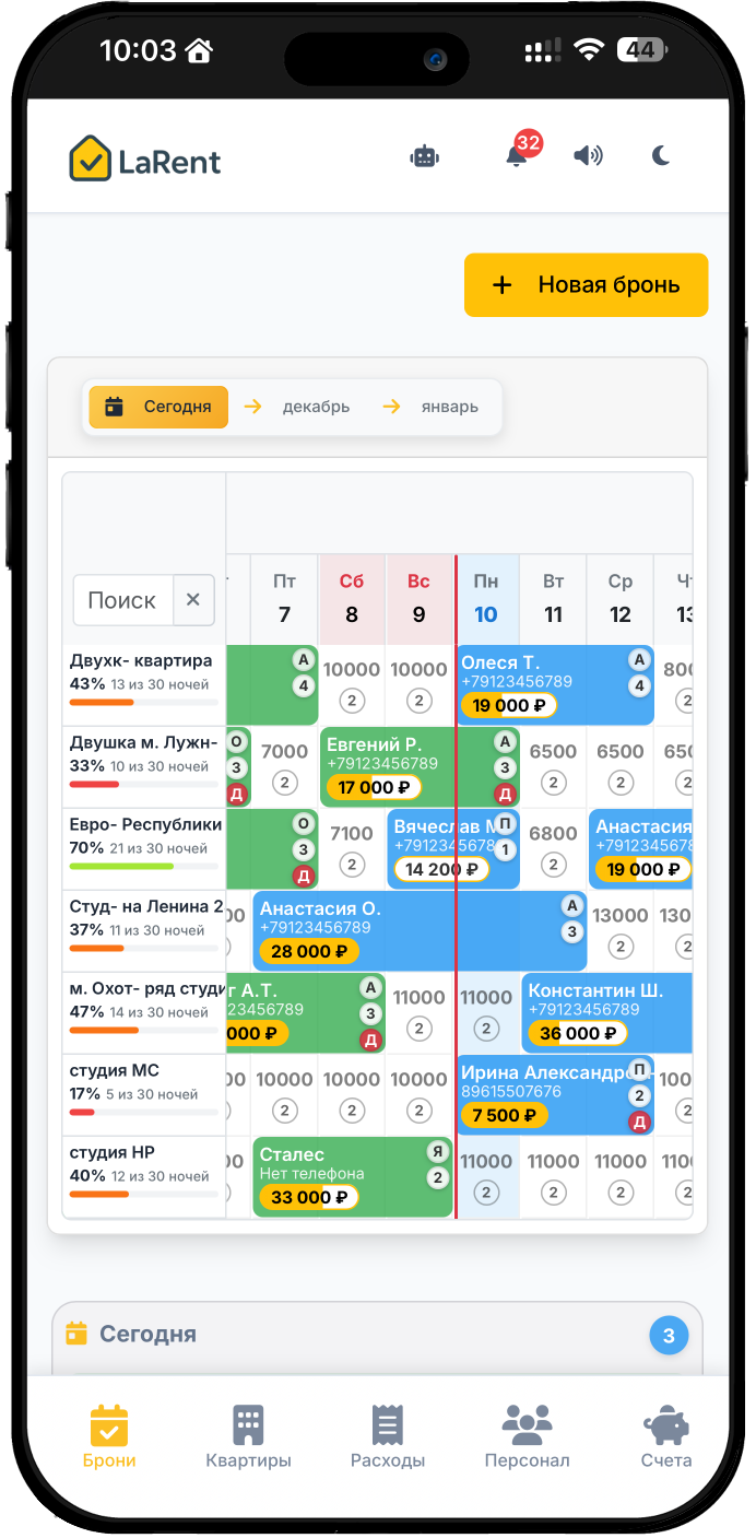 LaRent — мобильное приложение